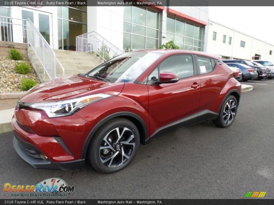 2018 Toyota C-HR XLE Ruby Flare Pearl / Black Photo #5