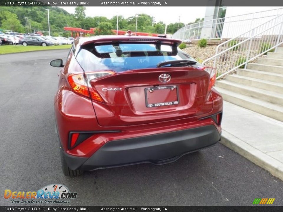 2018 Toyota C-HR XLE Ruby Flare Pearl / Black Photo #7