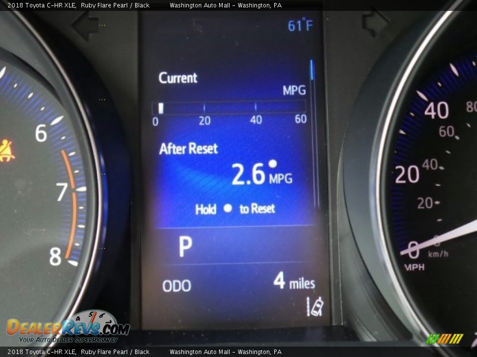 2018 Toyota C-HR XLE Ruby Flare Pearl / Black Photo #17