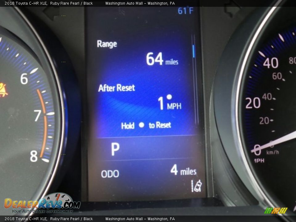 2018 Toyota C-HR XLE Ruby Flare Pearl / Black Photo #18