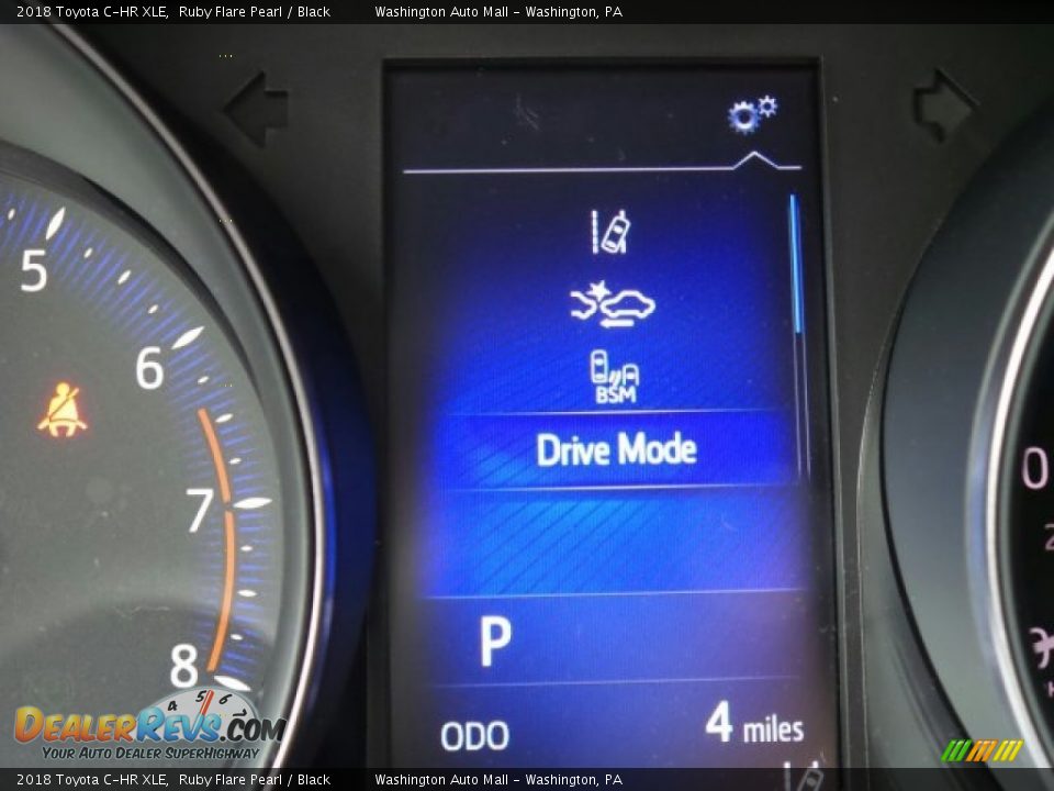 2018 Toyota C-HR XLE Ruby Flare Pearl / Black Photo #25