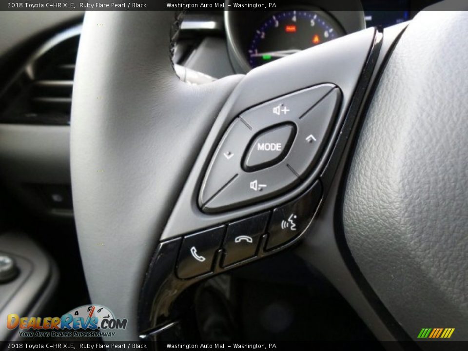 2018 Toyota C-HR XLE Ruby Flare Pearl / Black Photo #26