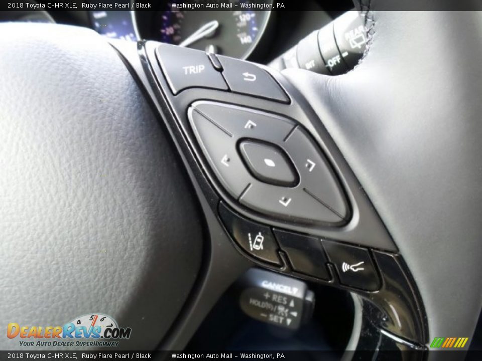 2018 Toyota C-HR XLE Ruby Flare Pearl / Black Photo #28