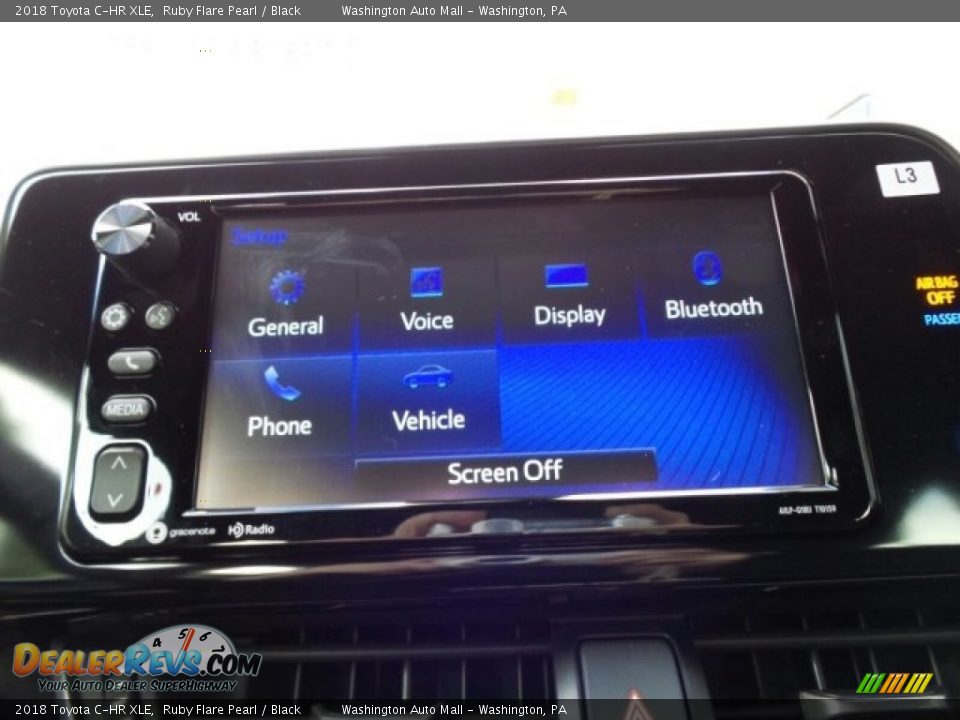 2018 Toyota C-HR XLE Ruby Flare Pearl / Black Photo #31