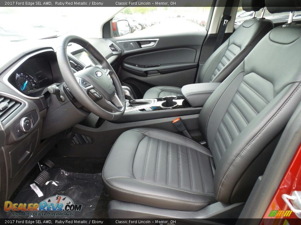 Front Seat of 2017 Ford Edge SEL AWD Photo #7