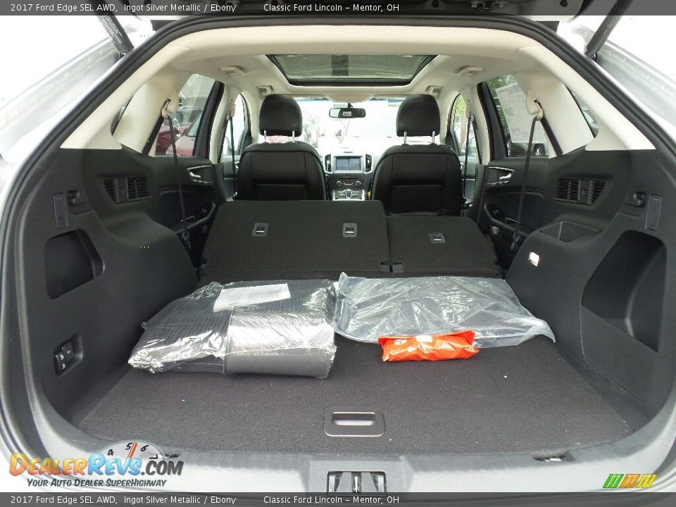 2017 Ford Edge SEL AWD Ingot Silver Metallic / Ebony Photo #5