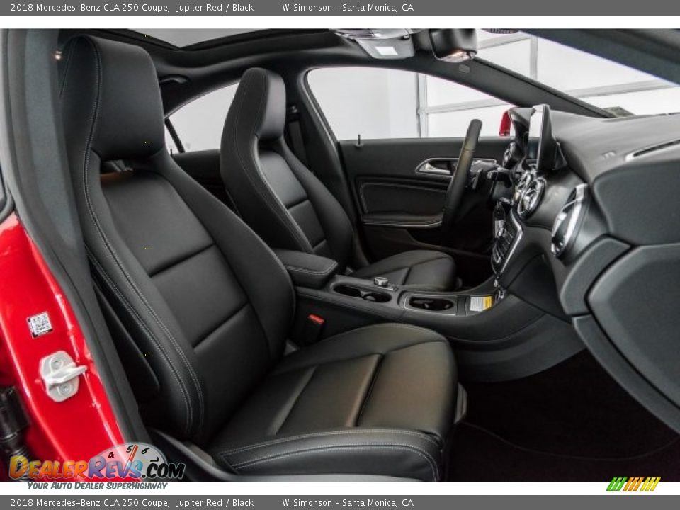 2018 Mercedes-Benz CLA 250 Coupe Jupiter Red / Black Photo #2