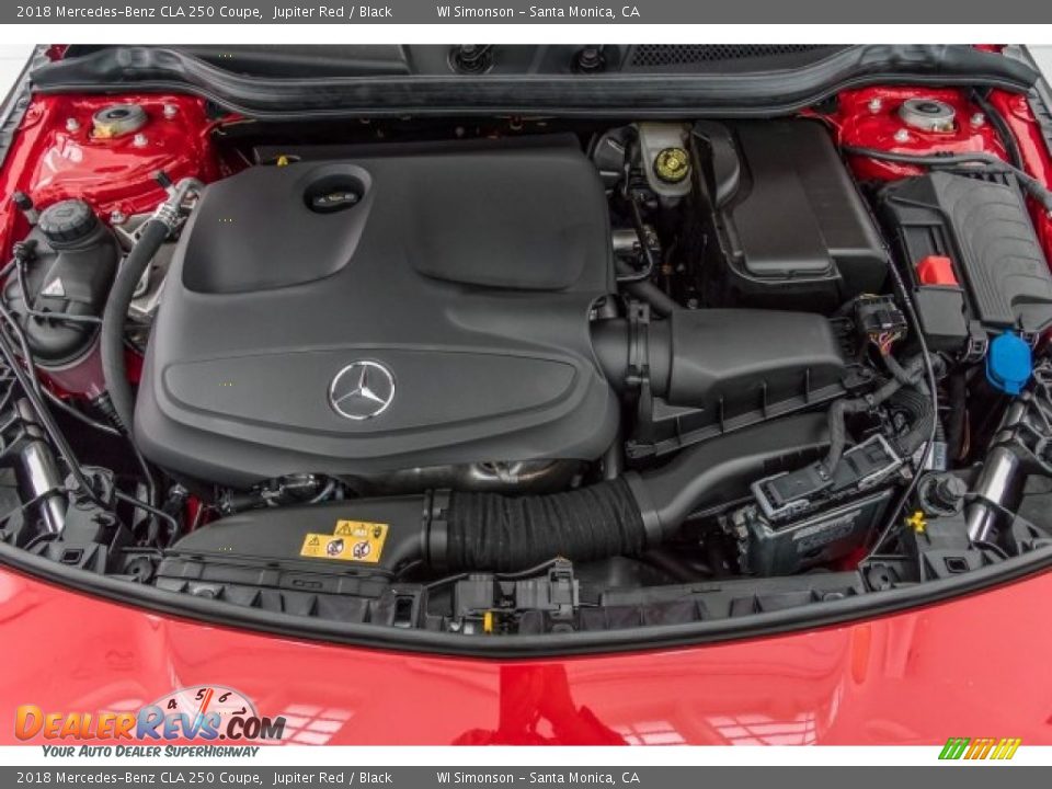 2018 Mercedes-Benz CLA 250 Coupe Jupiter Red / Black Photo #8