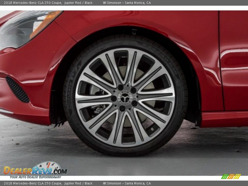 2018 Mercedes-Benz CLA 250 Coupe Jupiter Red / Black Photo #9