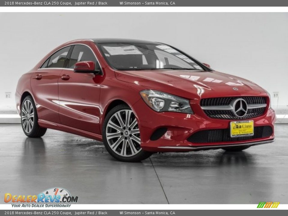 2018 Mercedes-Benz CLA 250 Coupe Jupiter Red / Black Photo #12