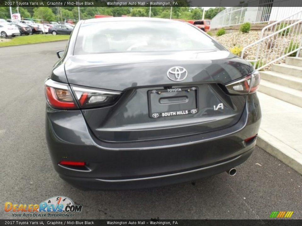 2017 Toyota Yaris iA Graphite / Mid-Blue Black Photo #7