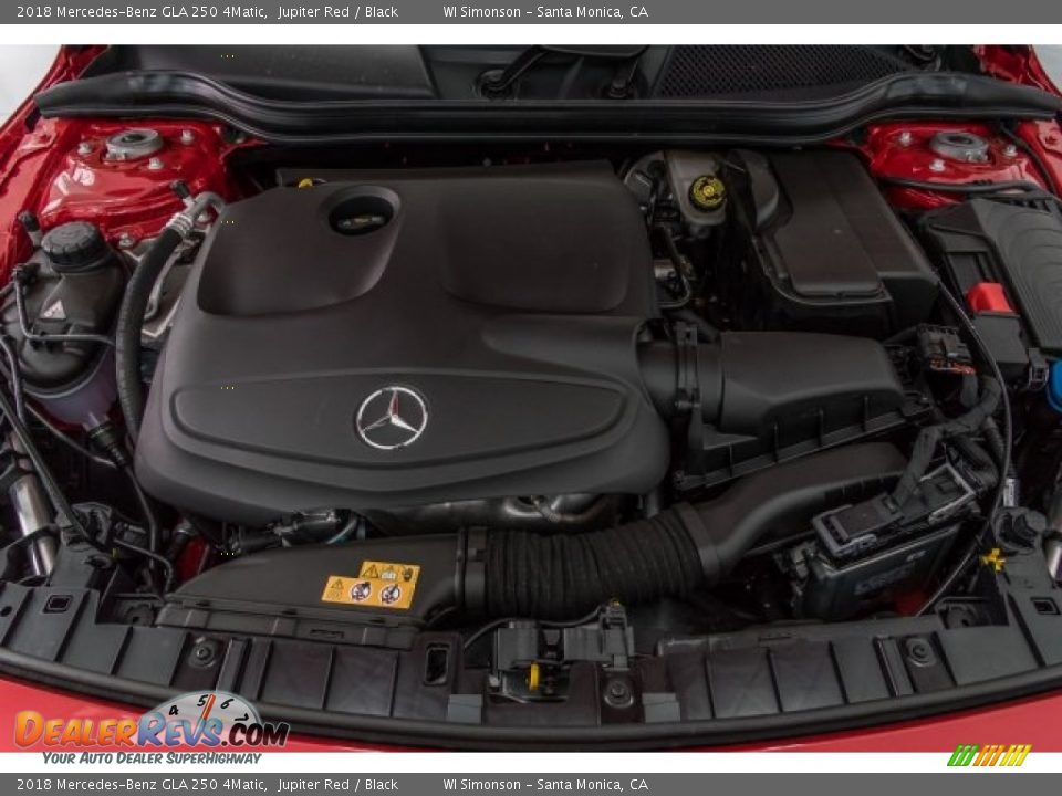 2018 Mercedes-Benz GLA 250 4Matic Jupiter Red / Black Photo #8