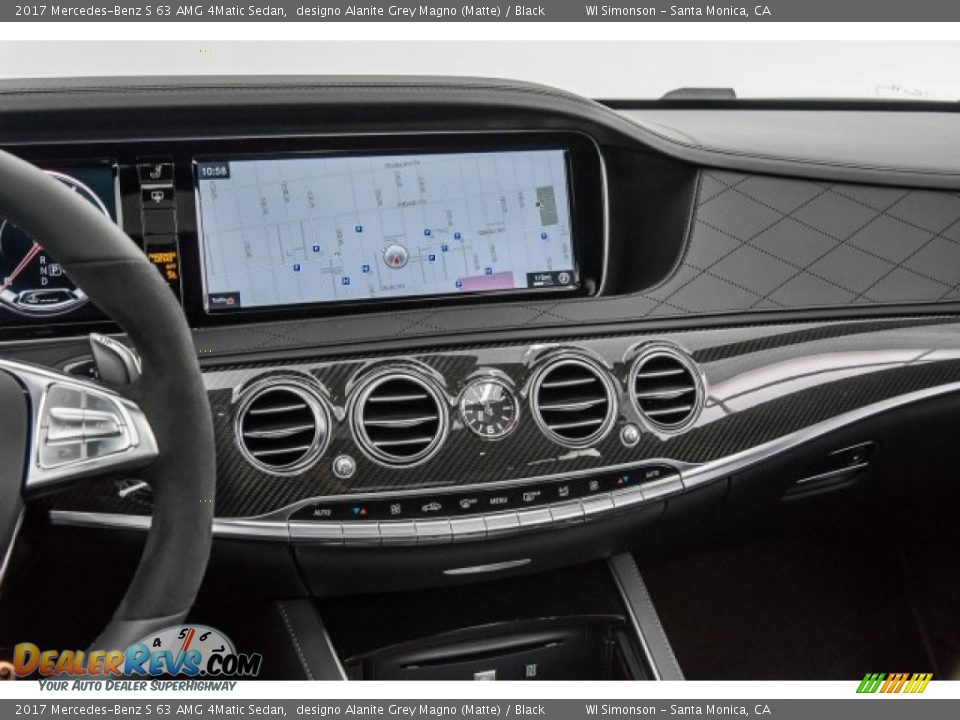 2017 Mercedes-Benz S 63 AMG 4Matic Sedan designo Alanite Grey Magno (Matte) / Black Photo #5