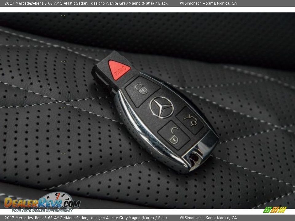 2017 Mercedes-Benz S 63 AMG 4Matic Sedan designo Alanite Grey Magno (Matte) / Black Photo #11