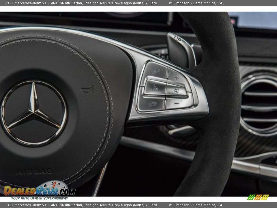Controls of 2017 Mercedes-Benz S 63 AMG 4Matic Sedan Photo #17