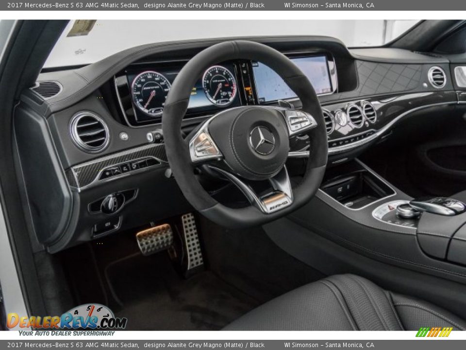 Dashboard of 2017 Mercedes-Benz S 63 AMG 4Matic Sedan Photo #20