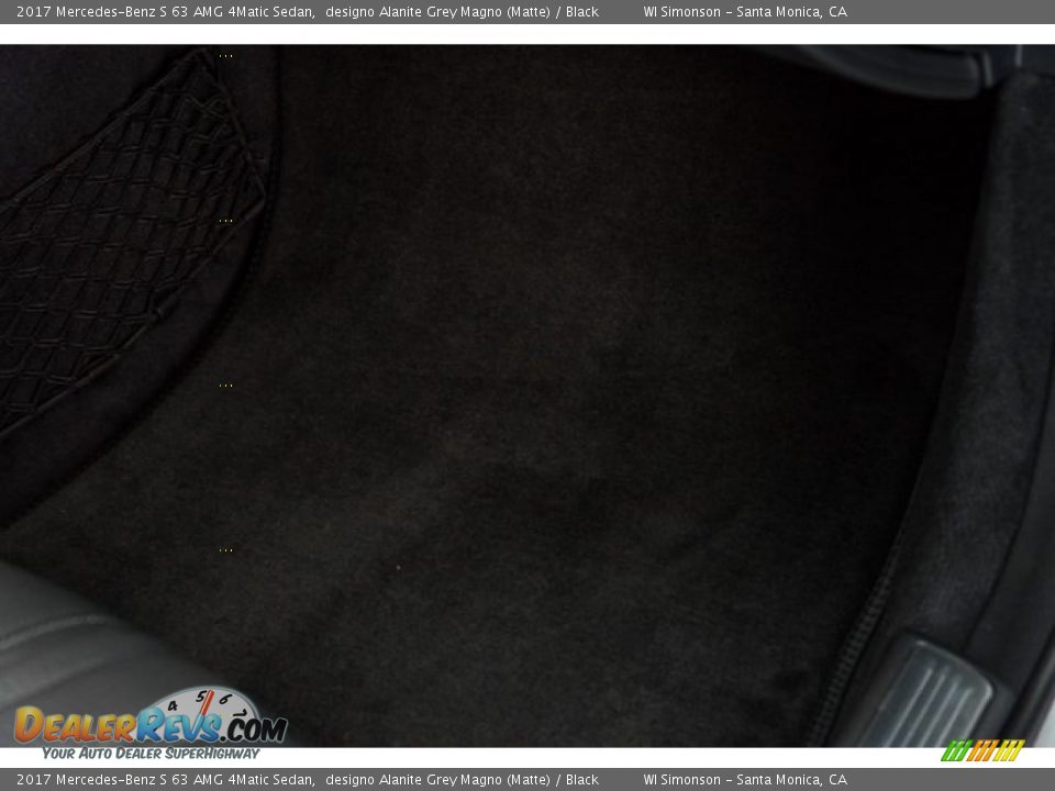 2017 Mercedes-Benz S 63 AMG 4Matic Sedan designo Alanite Grey Magno (Matte) / Black Photo #28