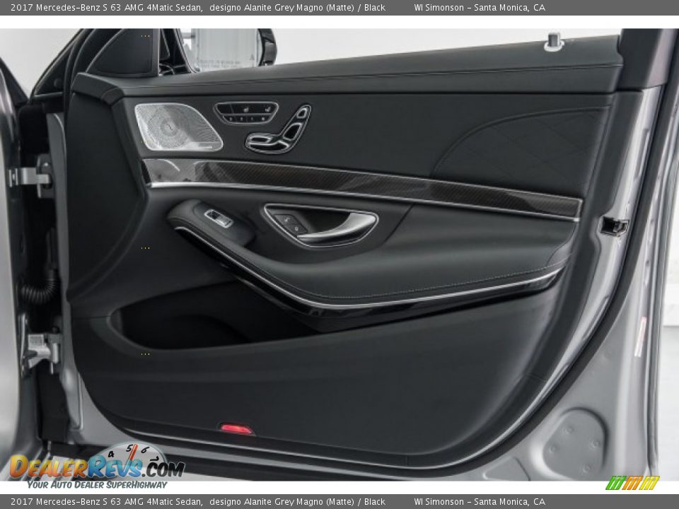 2017 Mercedes-Benz S 63 AMG 4Matic Sedan designo Alanite Grey Magno (Matte) / Black Photo #29