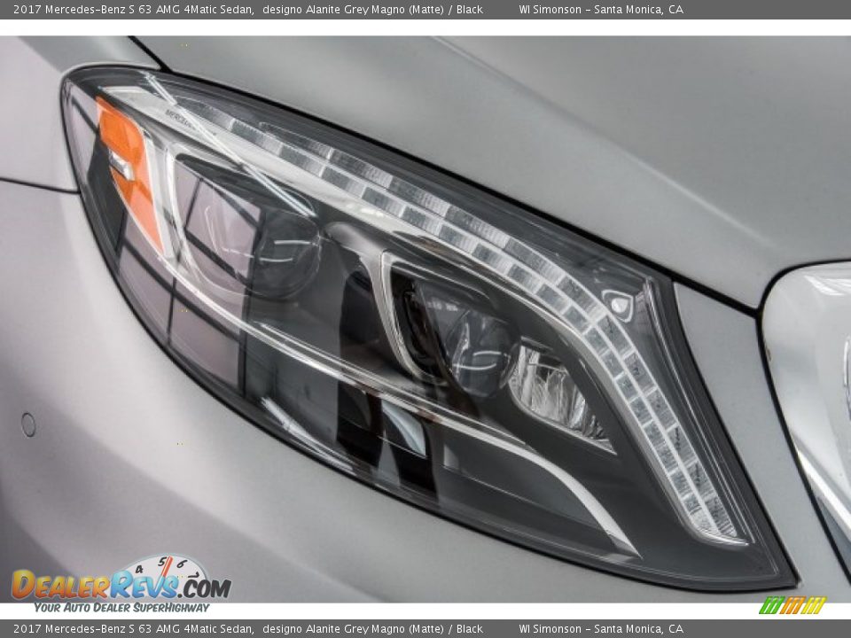 2017 Mercedes-Benz S 63 AMG 4Matic Sedan designo Alanite Grey Magno (Matte) / Black Photo #31