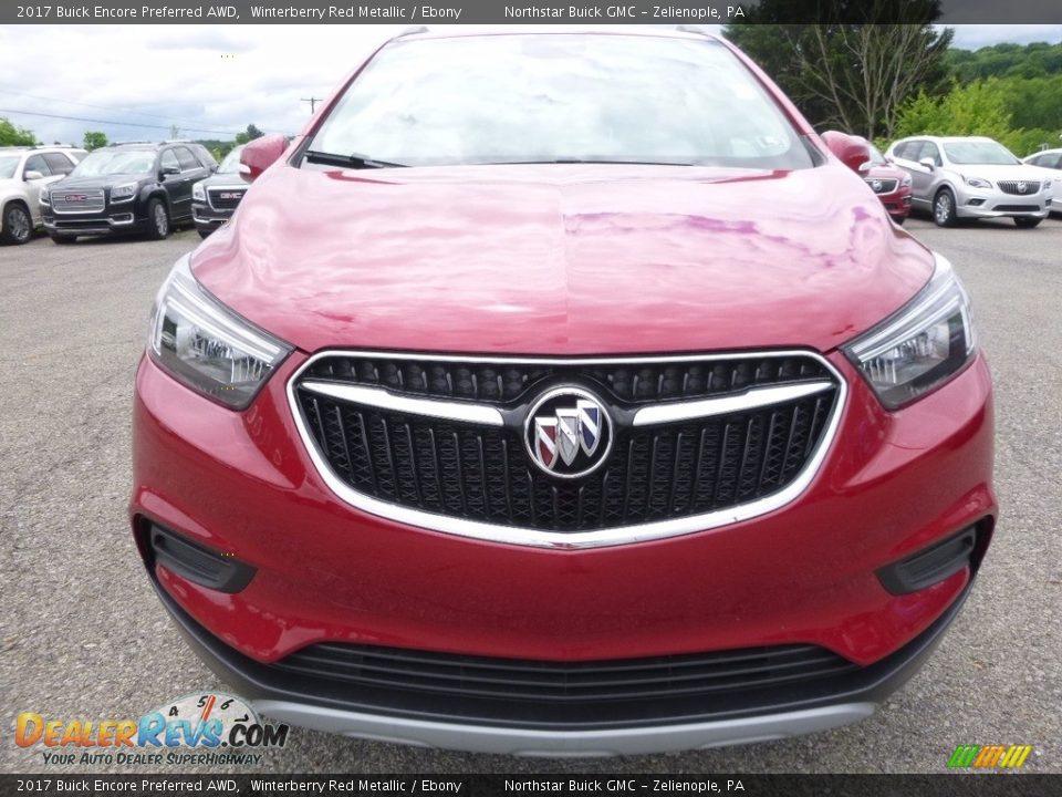 2017 Buick Encore Preferred AWD Winterberry Red Metallic / Ebony Photo #2
