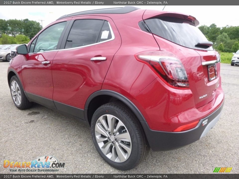 2017 Buick Encore Preferred AWD Winterberry Red Metallic / Ebony Photo #8