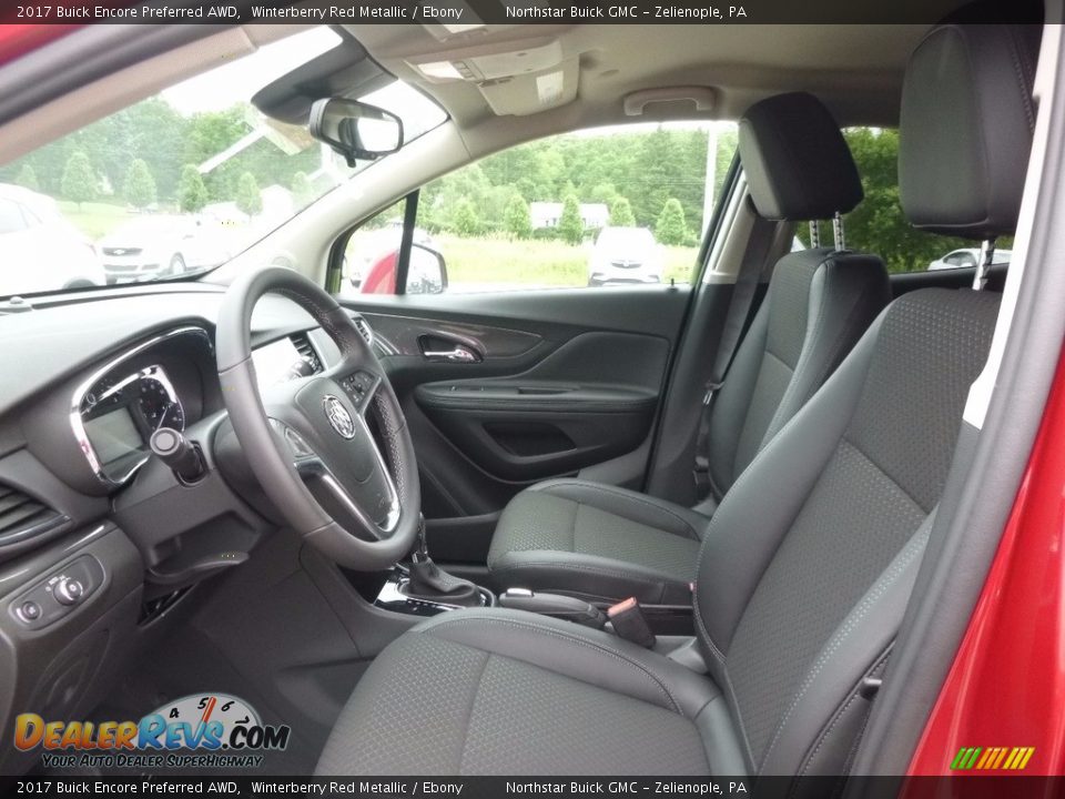 2017 Buick Encore Preferred AWD Winterberry Red Metallic / Ebony Photo #11