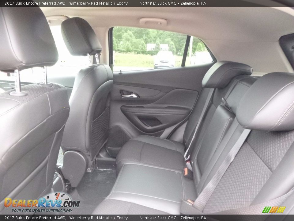 2017 Buick Encore Preferred AWD Winterberry Red Metallic / Ebony Photo #12