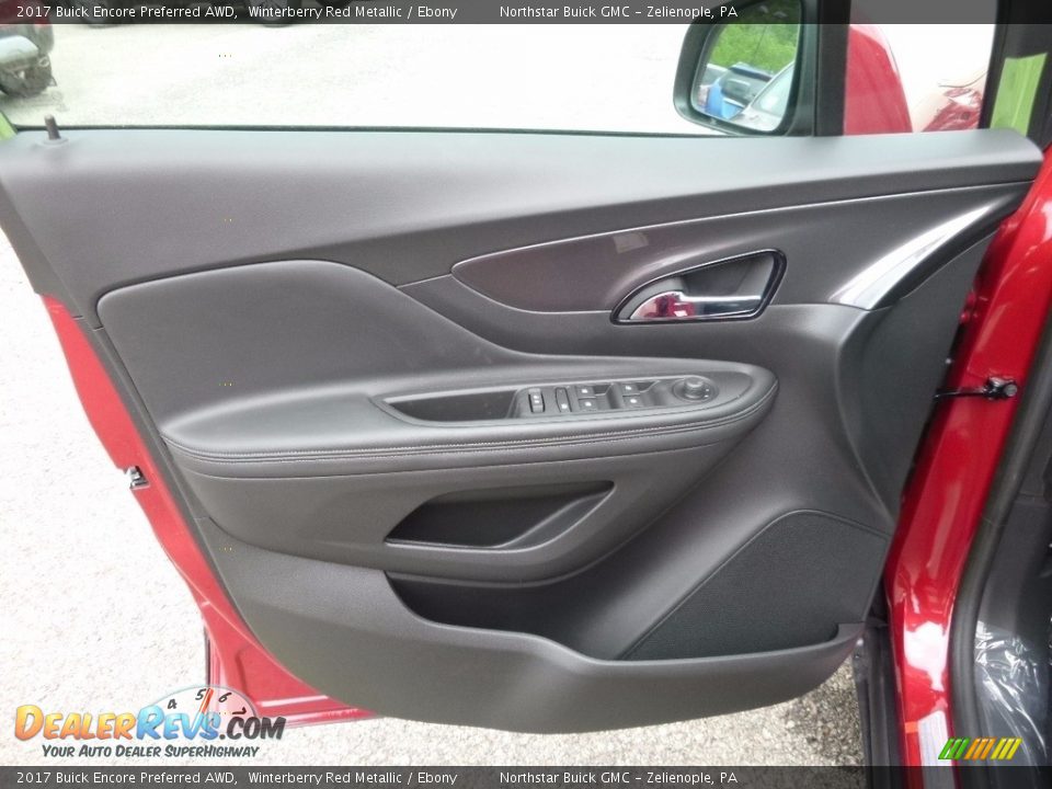 2017 Buick Encore Preferred AWD Winterberry Red Metallic / Ebony Photo #14