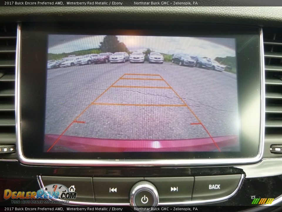 2017 Buick Encore Preferred AWD Winterberry Red Metallic / Ebony Photo #19