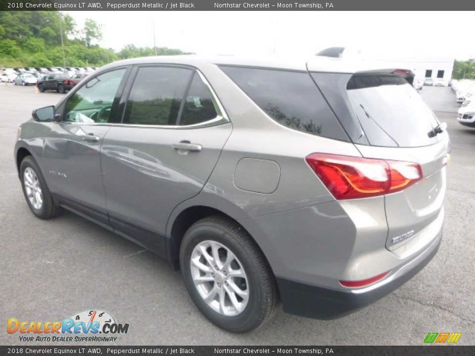 2018 Chevrolet Equinox LT AWD Pepperdust Metallic / Jet Black Photo #3