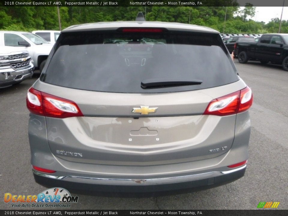 2018 Chevrolet Equinox LT AWD Pepperdust Metallic / Jet Black Photo #4