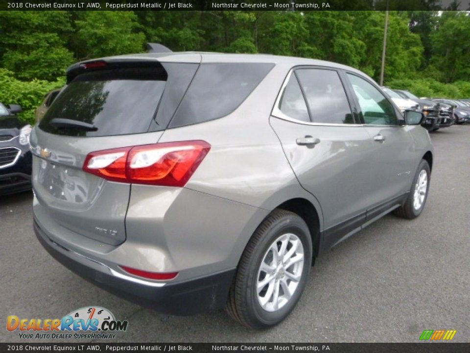 2018 Chevrolet Equinox LT AWD Pepperdust Metallic / Jet Black Photo #5