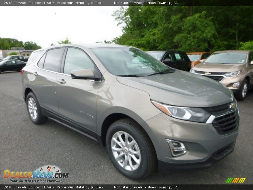 Pepperdust Metallic 2018 Chevrolet Equinox LT AWD Photo #7
