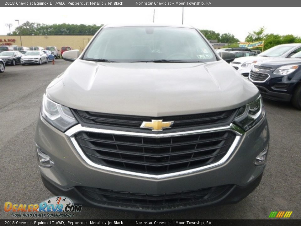 2018 Chevrolet Equinox LT AWD Pepperdust Metallic / Jet Black Photo #8