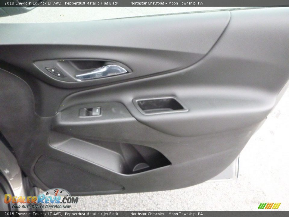 2018 Chevrolet Equinox LT AWD Pepperdust Metallic / Jet Black Photo #10