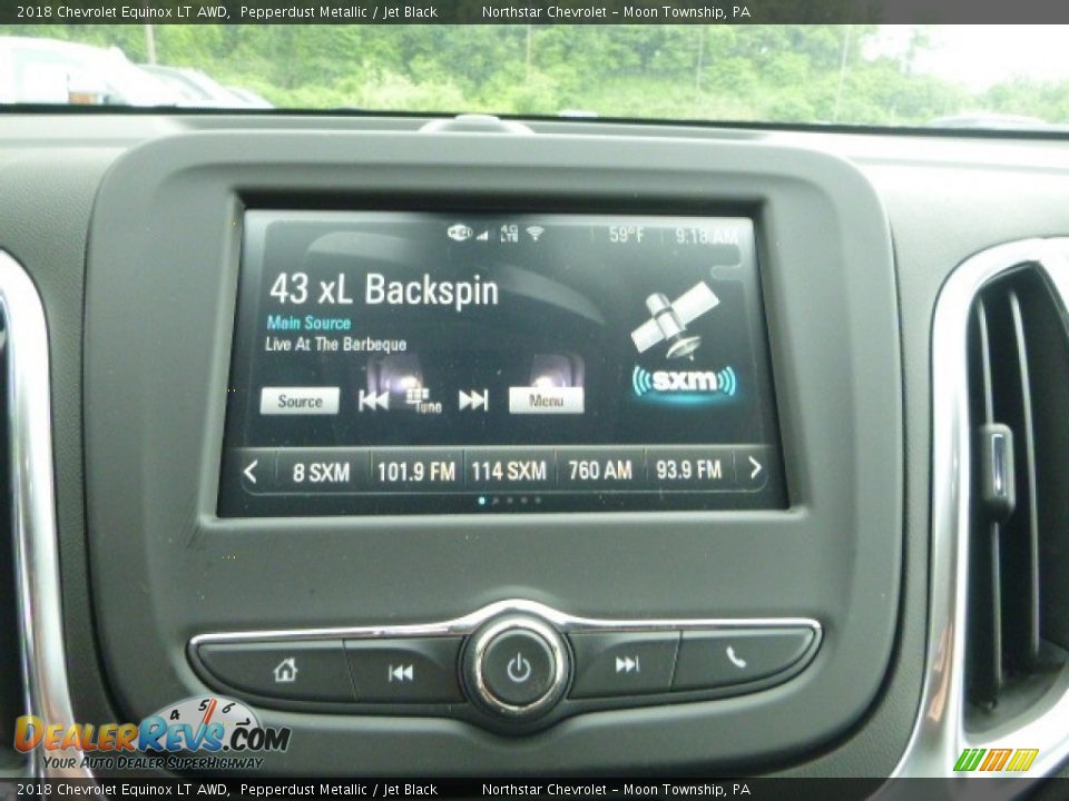 2018 Chevrolet Equinox LT AWD Pepperdust Metallic / Jet Black Photo #19