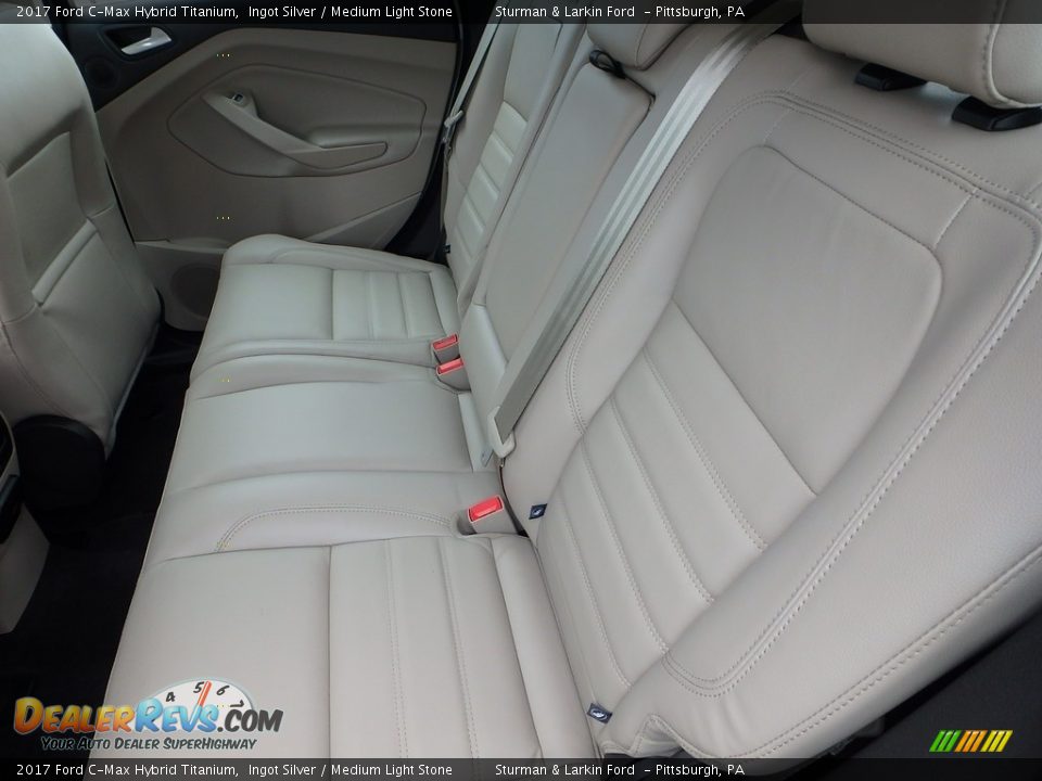 Rear Seat of 2017 Ford C-Max Hybrid Titanium Photo #8