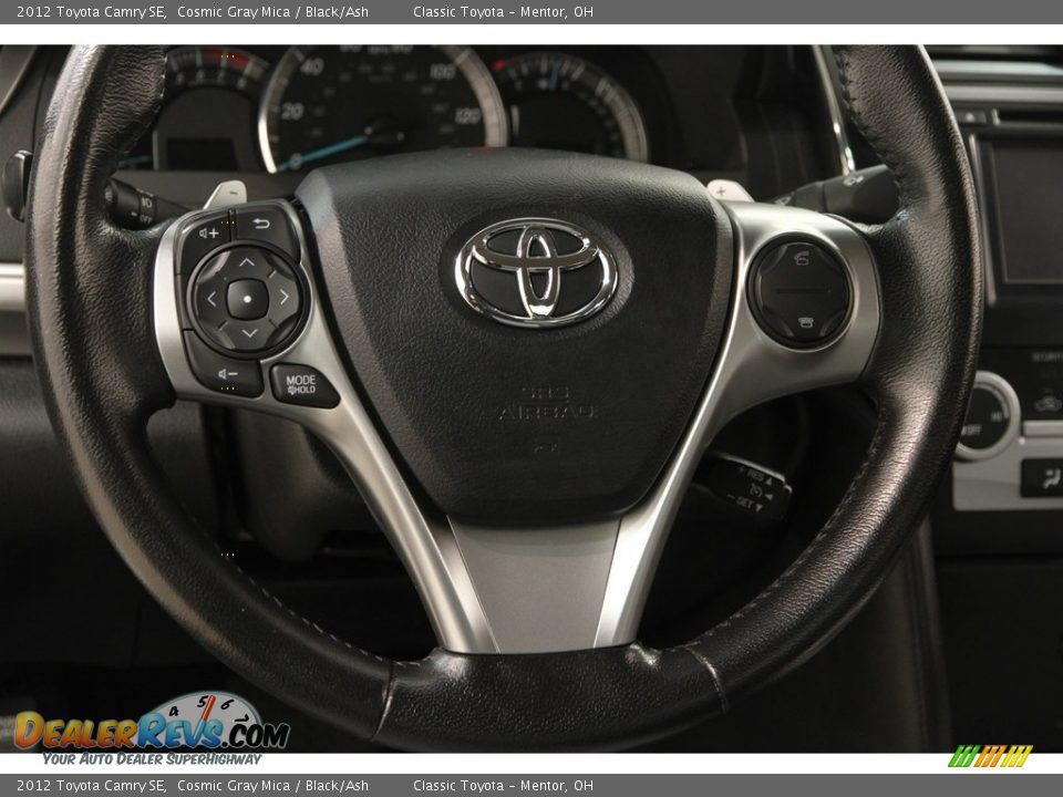 2012 Toyota Camry SE Cosmic Gray Mica / Black/Ash Photo #6