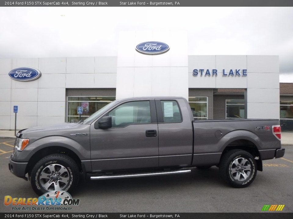 2014 Ford F150 STX SuperCab 4x4 Sterling Grey / Black Photo #1