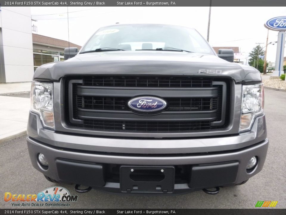 2014 Ford F150 STX SuperCab 4x4 Sterling Grey / Black Photo #2