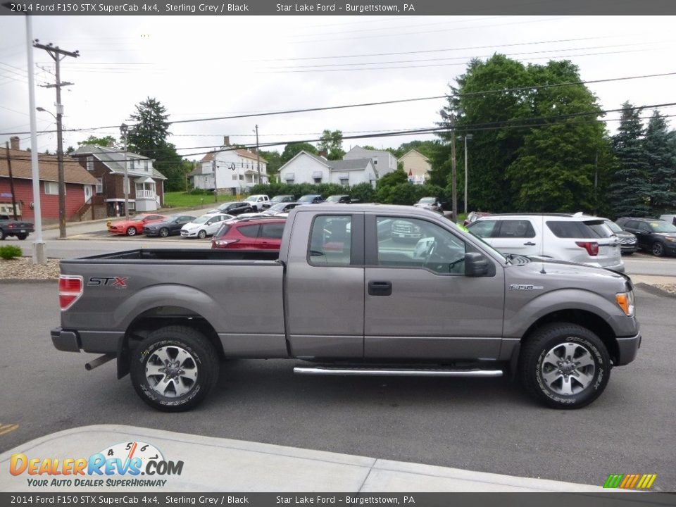 2014 Ford F150 STX SuperCab 4x4 Sterling Grey / Black Photo #4