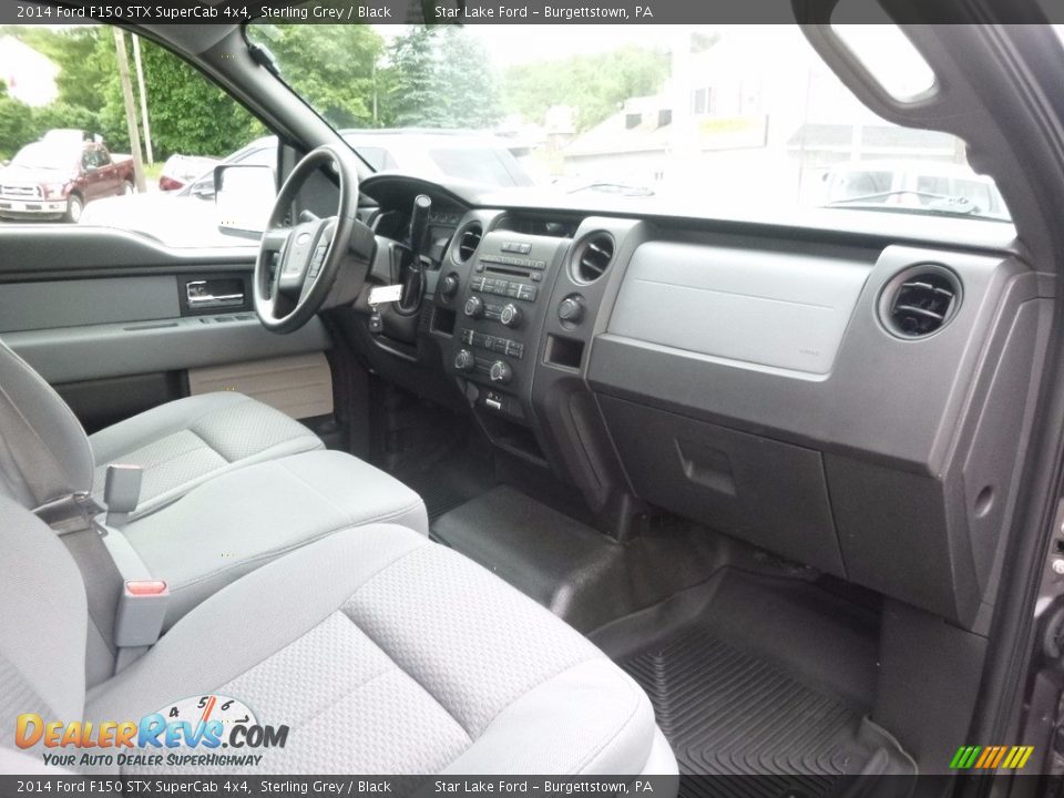 2014 Ford F150 STX SuperCab 4x4 Sterling Grey / Black Photo #5