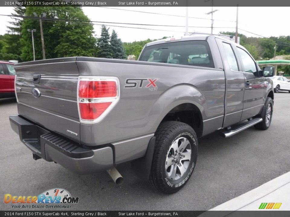 2014 Ford F150 STX SuperCab 4x4 Sterling Grey / Black Photo #6