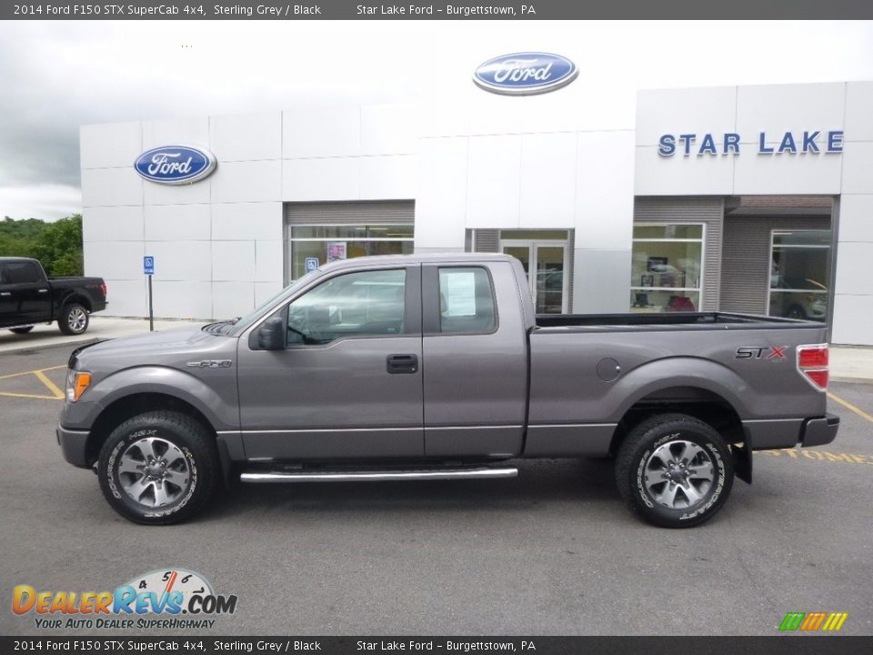 2014 Ford F150 STX SuperCab 4x4 Sterling Grey / Black Photo #9