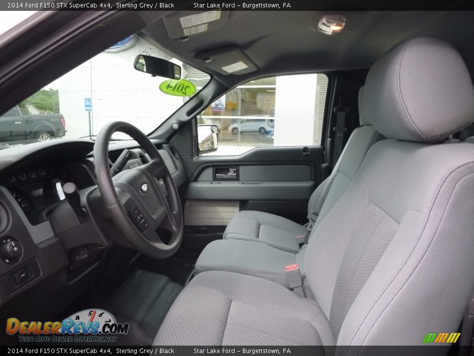 2014 Ford F150 STX SuperCab 4x4 Sterling Grey / Black Photo #10
