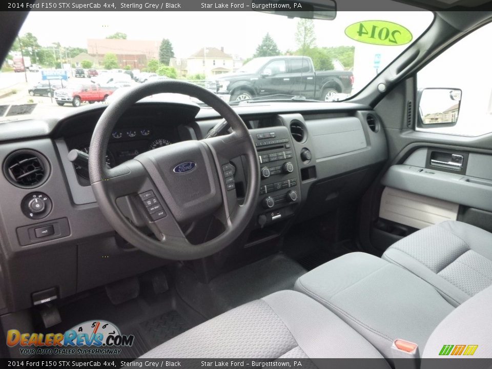 2014 Ford F150 STX SuperCab 4x4 Sterling Grey / Black Photo #12