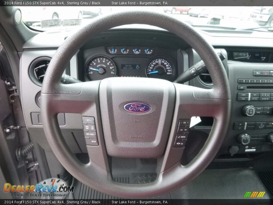 2014 Ford F150 STX SuperCab 4x4 Sterling Grey / Black Photo #16