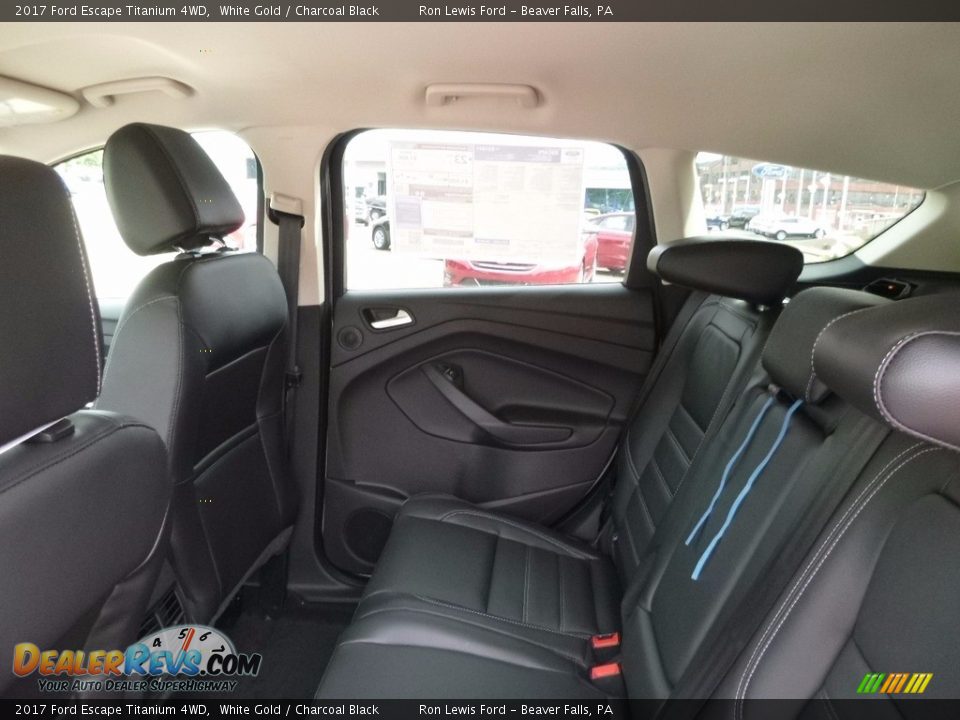 2017 Ford Escape Titanium 4WD White Gold / Charcoal Black Photo #11