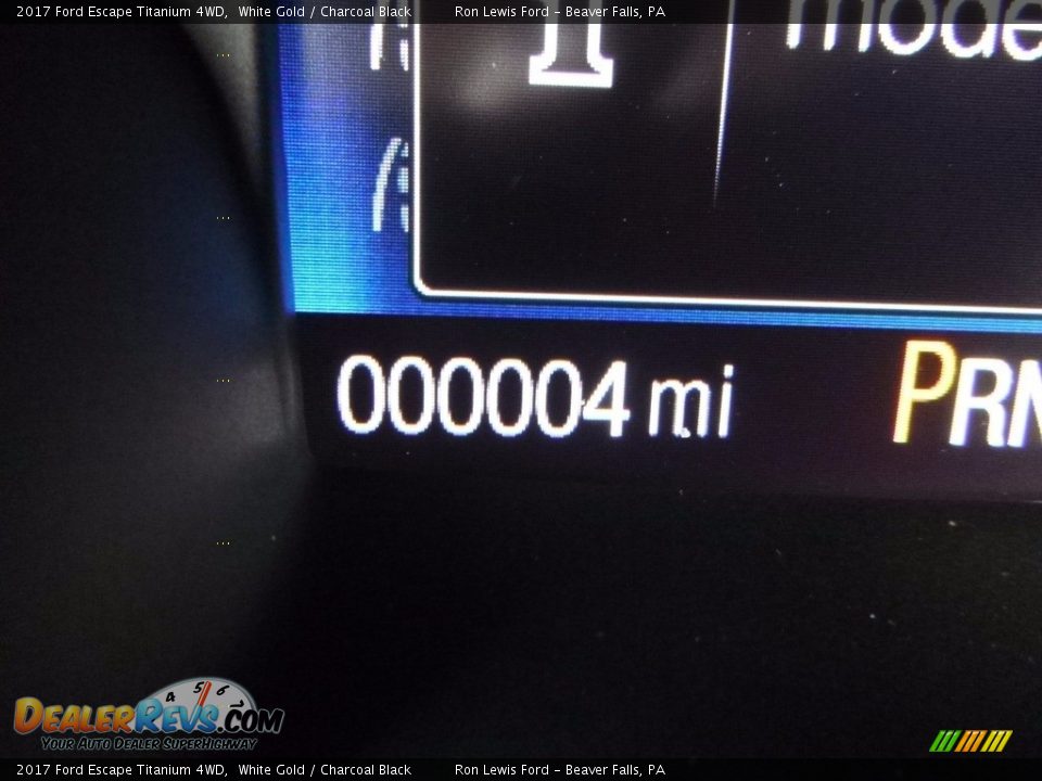 2017 Ford Escape Titanium 4WD White Gold / Charcoal Black Photo #20