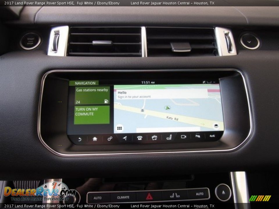 2017 Land Rover Range Rover Sport HSE Fuji White / Ebony/Ebony Photo #20